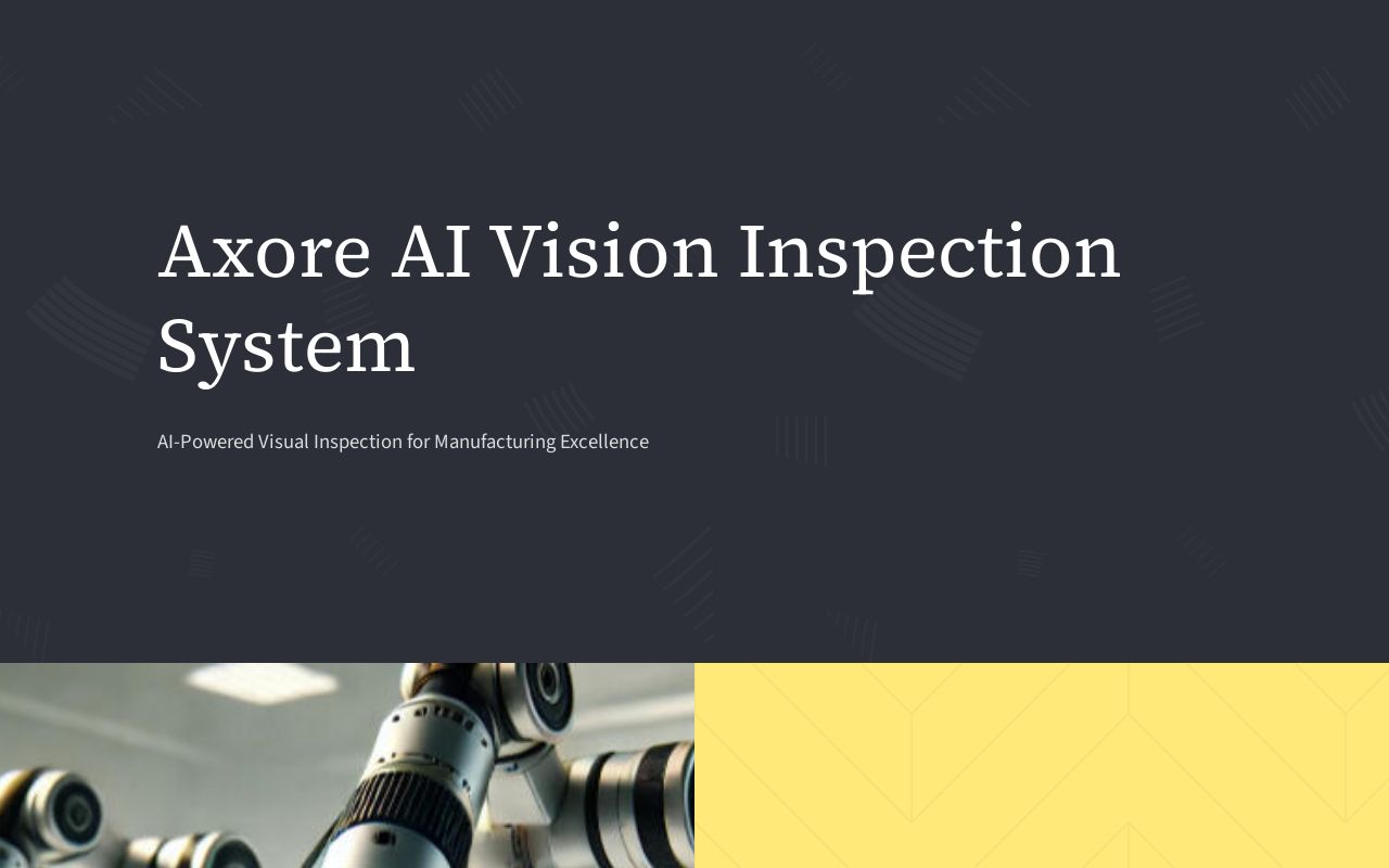 Axore AI Vision Inspection System